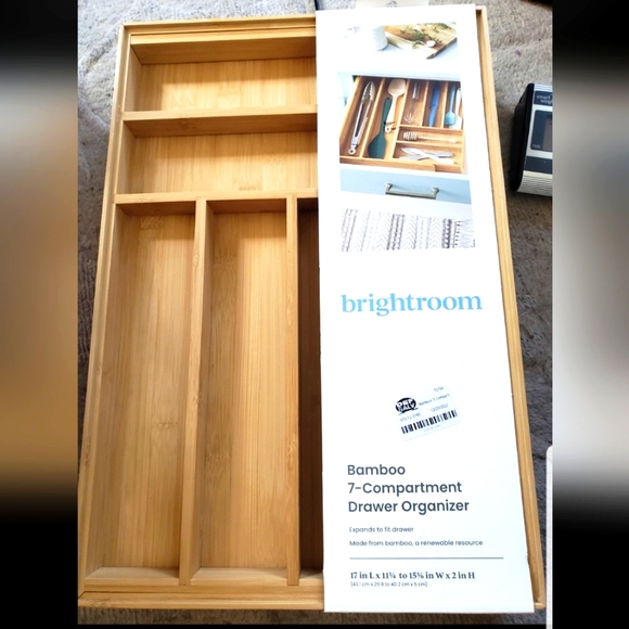 Target Other - Brightroom 7 Compartment Bamboo Drawer organizer